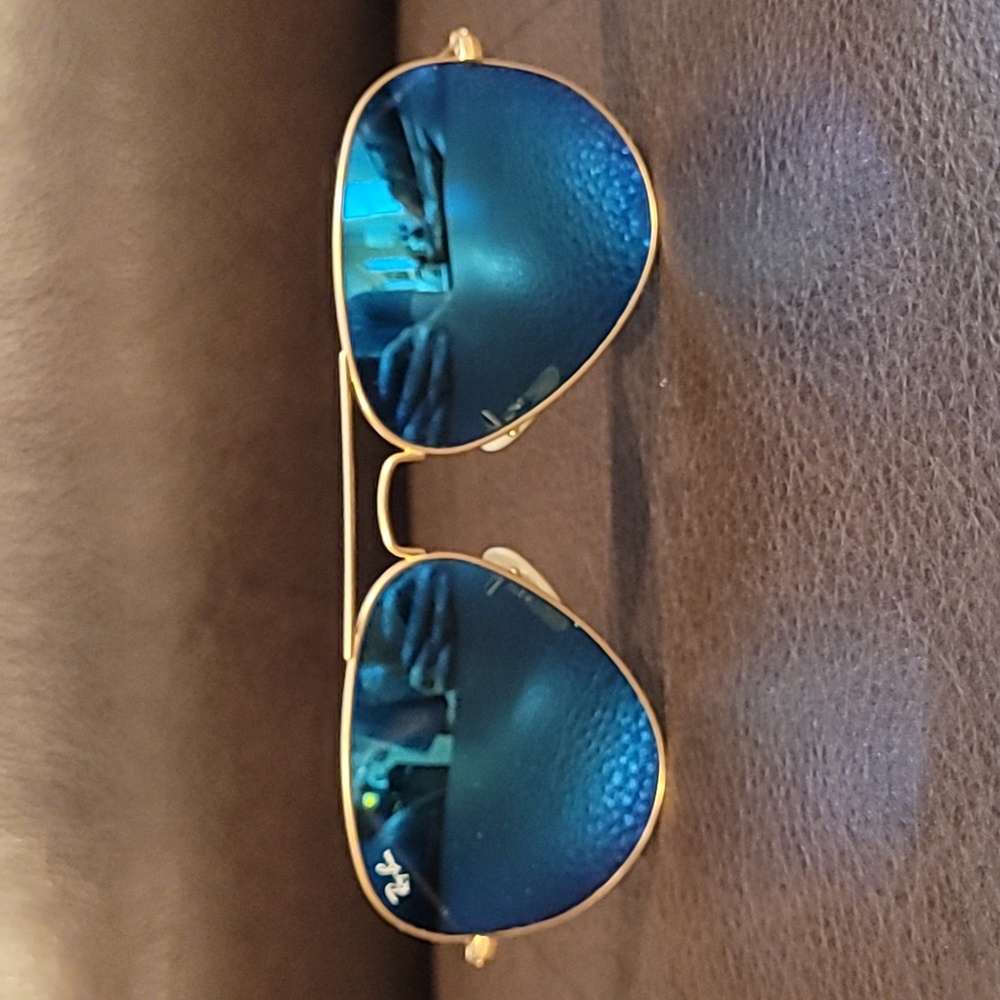 Rayban blue mirror sunglasses